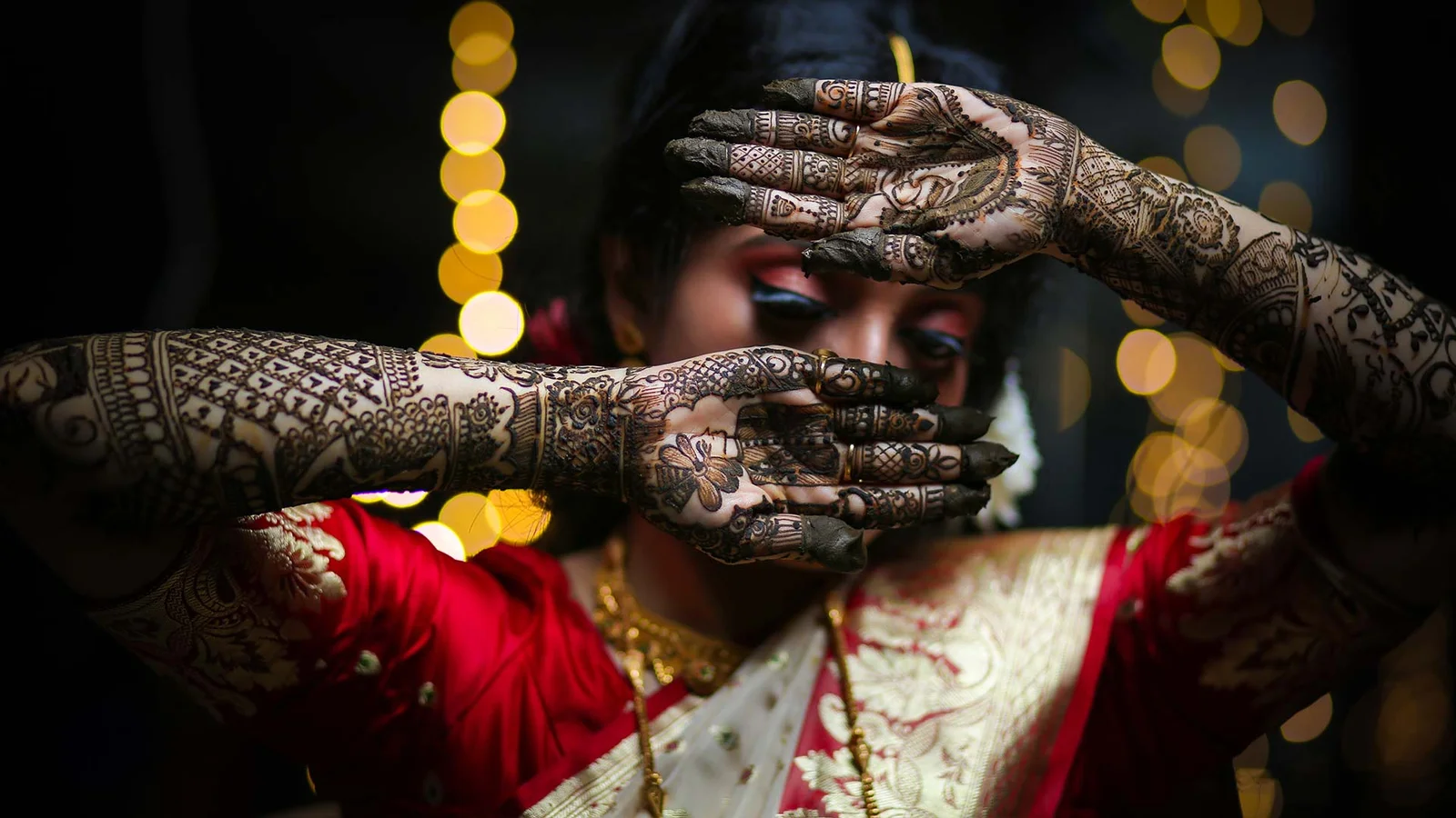 Customer before mehndi